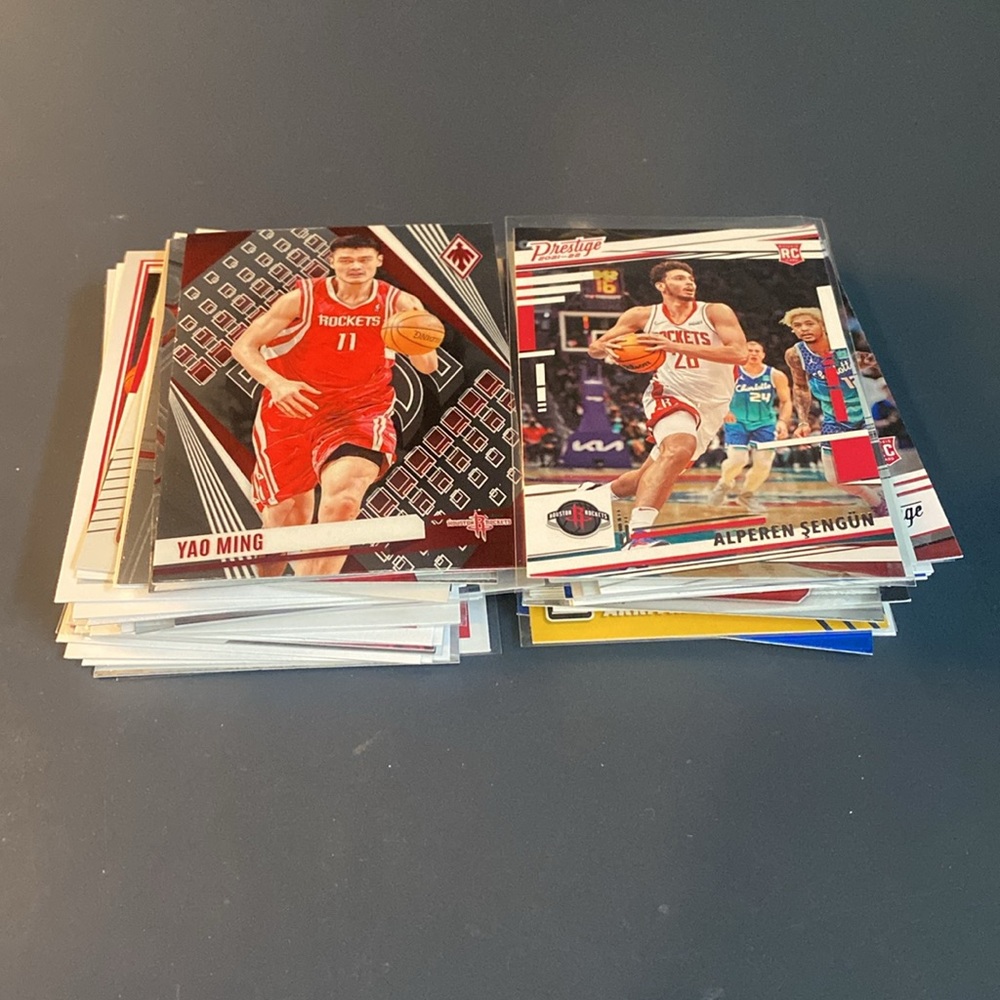 HUGE Houston Rockets basketball card lot